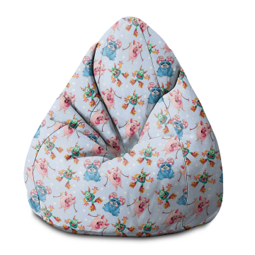 Sedací vak Pearshape Funny Monsters