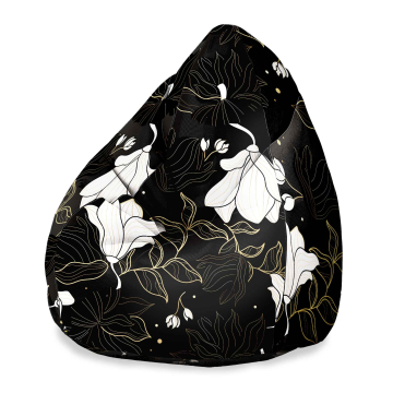 Sedací vak Pearshape Bohemian Flowers