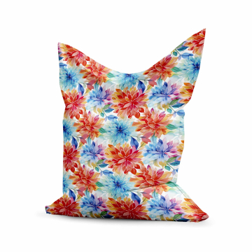 Sedací vak Pillow Floral Background