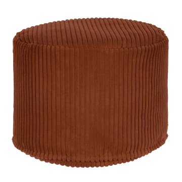 Sedací vak okruhlá podnožka Lincoln Indian Tan