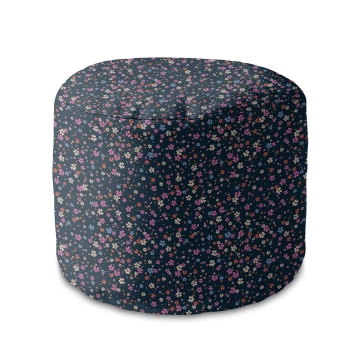 Sedací vak okruhlá podnožka Ditsy Floral