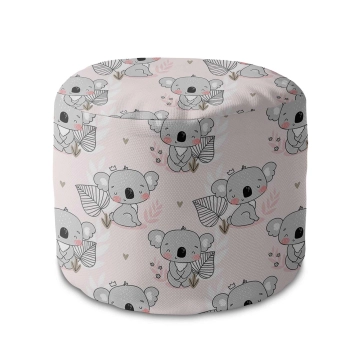Sedací vak okruhlá podnožka Cute Koala
