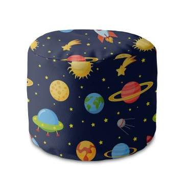 Sedací vak okruhlá podnožka Galaxy