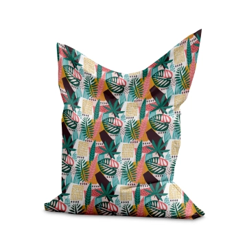 Sedací vak Pillow Abstract Monstera