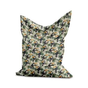 Sedací vak Pillow Tucans Jungle