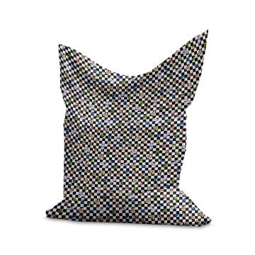 Sedací vak Pillow Checkered Insect