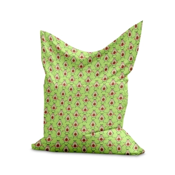 Sedací vak Pillow Exercising Avocados