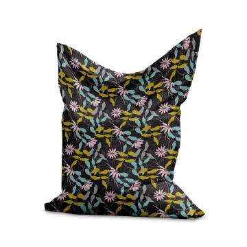 Sedací vak Pillow Abstract Garden Sketch