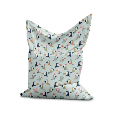 Sedací vak Pillow Cute Parrots