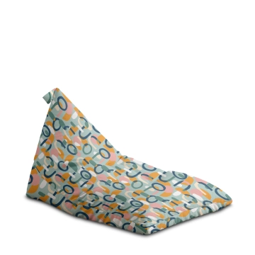 Sedací vak Triangle Abstract Cut Out